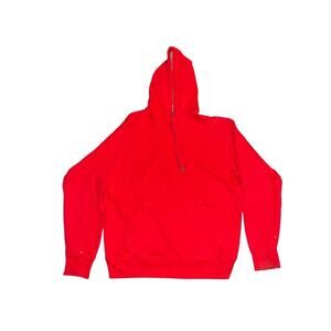 Champion Red Hoodie Sweatshirt Size Large Athletic Wear Sports Loungewear Y2K